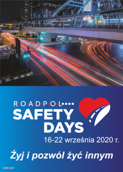 Plakat akcji Road Safety Days