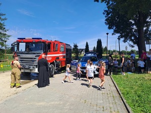 Spotkanie z dziećmi na temat bezpiecznych wakacji