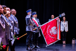 Obchody Święta Policji w Komendzie Powiatowej Policji w Proszowicach z udziałem Zastępcy Komendanta Wojewódzkiego Policji w Krakowie insp. Pawła Krauza.