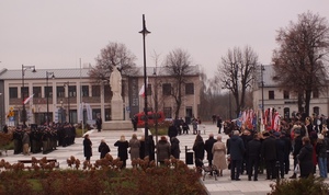 Obchody Święta Niepodległości 11 Listopada w powiecie Proszowickim z udziałem Policji