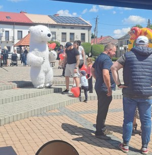 Piknik charytatywny dla Emilki z udziałem proszowickiej Policji.