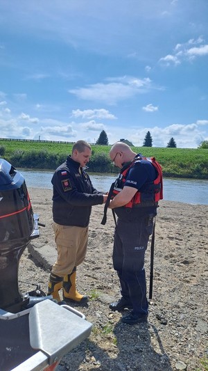 Wspólne działania policji i straży pożarnej