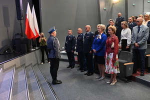 Obchody Święta Policji w Komendzie Powiatowej Policji w Proszowicach z udziałem I Wojewody Małopolskiej Pani Elżbiety Achinger, Zastępcy Komendanta Wojewódzkiego Policji w Krakowie insp. Pawła Krauza, Starosty Powiatu Proszowickiego, Burmistrzów i Wójtów z terenu powiatu proszowickiego oraz zaproszonych gości.