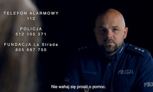 Plakat w ramach Światowego Dnia Przeciwdziałania Handlowi Ludźmi