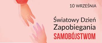 Napis Światowy Dzień Zapobiegania Samobójstwom