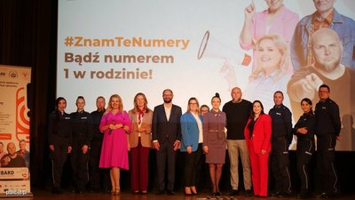 &quot;Uczestnicy inauguracji kolejnej odsłony akcji #ZnamTeNumery.&quot;