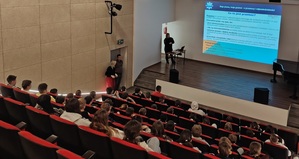 Prelekcja z uczniami Szkoły Podstawowej w Pałecznicy.