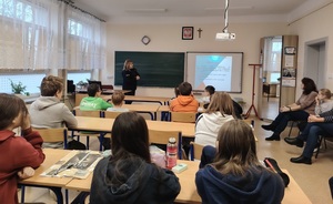 Prelekcja z uczniami Szkoły Podstawowej w Szczytnikach