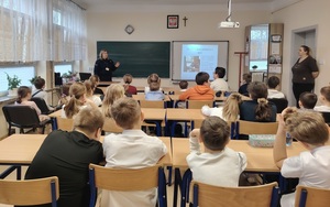 Prelekcja z uczniami Szkoły Podstawowej w Szczytnikach