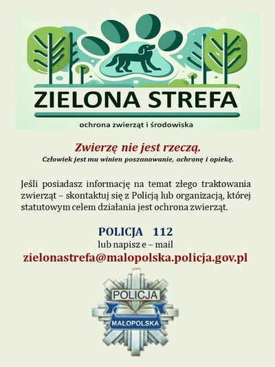 Plakat Zielona Strefa