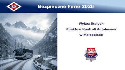 Wykaz punktów kontroli autobusów