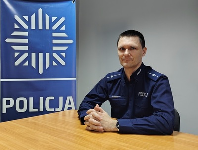 Dzielnicowy mł. asp. Mariusz Kwiecień
