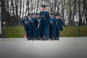 Ślubowanie nowo przyjętych policjantów.