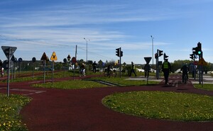 Turniej Powiatowy Bezpieczeństwa w Ruchu Drogowym w Szkole Podstawowej w Glewcu.