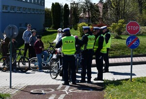Turniej Powiatowy Bezpieczeństwa w Ruchu Drogowym w Szkole Podstawowej w Glewcu.