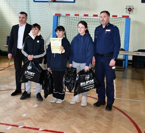 Turniej Powiatowy Bezpieczeństwa w Ruchu Drogowym w Szkole Podstawowej w Glewcu.