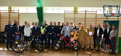 Turniej Powiatowy Bezpieczeństwa w Ruchu Drogowym w Szkole Podstawowej w Glewcu.