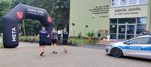 100 lat sportu w Policji. Wspólne spotkanie Policji Proszowice i Zespołu Szkół w Piotrkowicach Małych