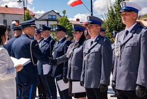 Uroczyste Obchody Święta Policji w Komendzie Powiatowej policji w Proszowicach