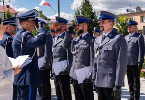 Uroczyste Obchody Święta Policji w Komendzie Powiatowej policji w Proszowicach