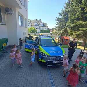 Spotkanie Dzielnicowych z przedszkolakami