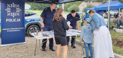 Festyn gminny z udziałem policji