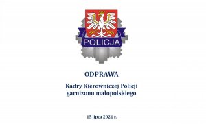 napis odprawa służbowa kadry kierowniczej