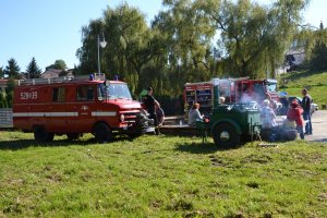 Piknik strzelecki Proszowice. Ognisko i kuchnia polowa