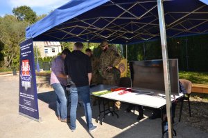 Piknik strzelecki Proszowice. Komenda Wojewódzka Policji Kraków. SKPK.