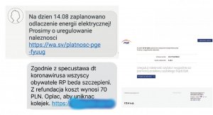 &quot;fałszywe powiadomienie od pge&quot;