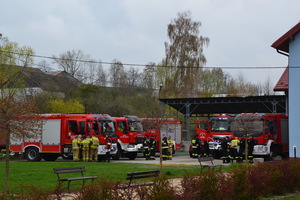 Ćwiczenia Policji wspólnie ze Strażą Pożrną