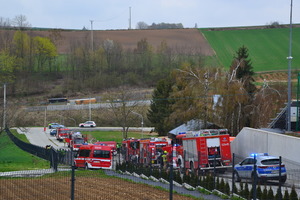 Ćwiczenia Policji wspólnie ze Strażą Pożrną