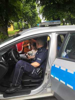 Dzień Dziecka w Szkole Podstawowej w Ostrowie wspólnie z Policją Strażą Pożarną