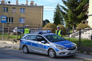 Bezpieczna droga do szkoły - zdjęcia KPP Proszowice