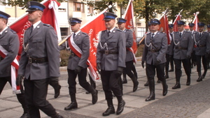 Przemarsz pocztów sztandarowych na Jasną Górę