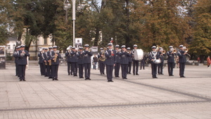 Orkiestra Komendy Wojewódzkiej Policji w Katowicach.