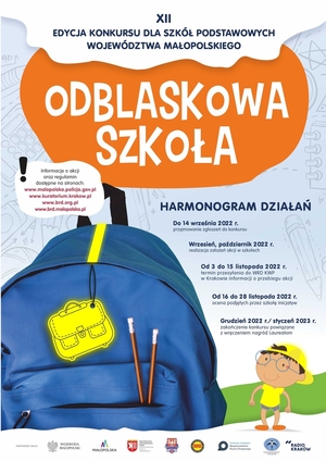 &quot;plakat odblaskowa szkołą&quot;