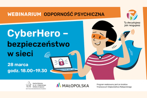 &quot;cyberhero - bezpieczeństwo w sieci - plakat&quot;