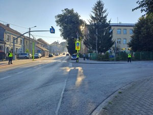 Bezpieczna droga do szkoły działania proszowickiej Policji